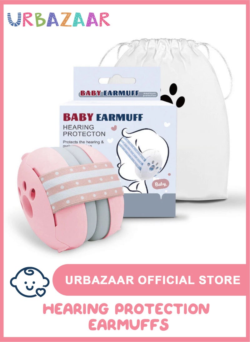 URbazaar Baby EarMuffs, Noise cancelling Headphones for Newborns, Infants & Toddlers (0-36 Months) | Hearing Protection for Sleeping, Travel, Concerts, Fireworks & Loud Noise Environments - Image 1